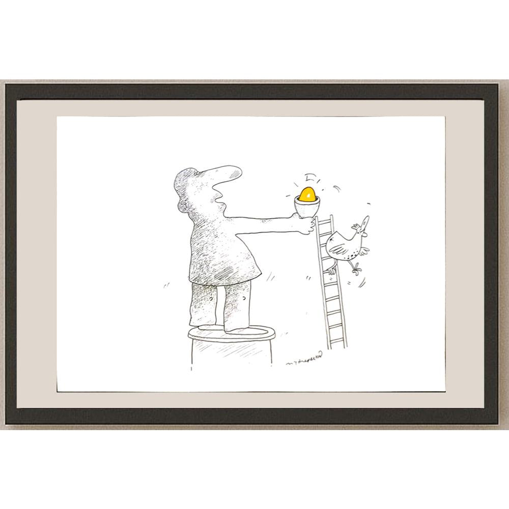Maciej Trzepakka 29x21cm Orijinal Karikatür BOD03421