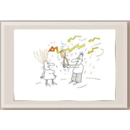Maciej Trzepakka 29x21cm Orijinal Karikatür BOD03423