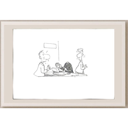 Zeyraz Lombardi 29x21cm Orijinal Karikatür BOD03428