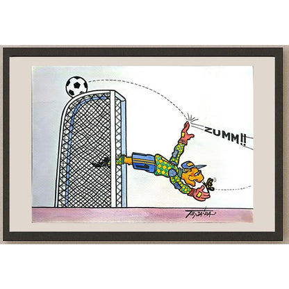 Nombre Fernando Tesada 29x21cm Orijinal Karikatür BOD03429