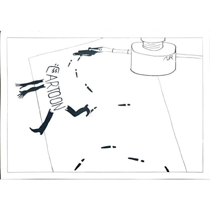 Mirontchyj Laime 29x21cm Orijinal Karikatür BOD03430
