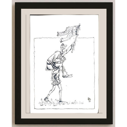 Davood Yarahmadi 29x21cm Orijinal Karikatür BOD03434