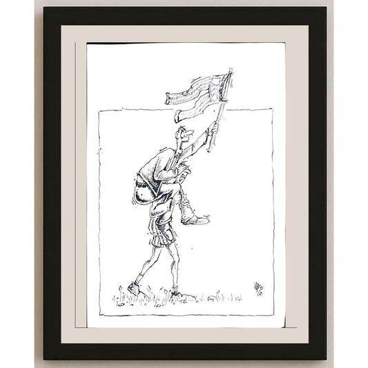 Davood Yarahmadi 29x21cm Orijinal Karikatür BOD03434
