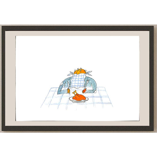 Dechko Nikolov 29x21cm Orijinal Karikatür BOD03436