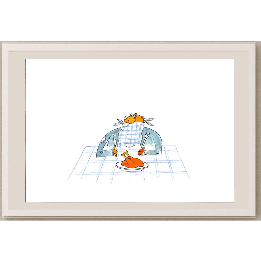 Dechko Nikolov 29x21cm Orijinal Karikatür BOD03436