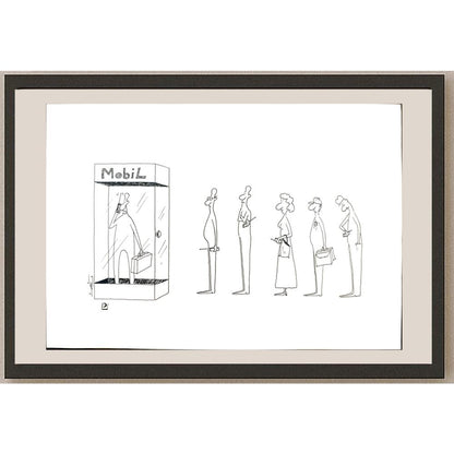 Pezhman Alipoor 29x21cm Orijinal Karikatür BOD03439