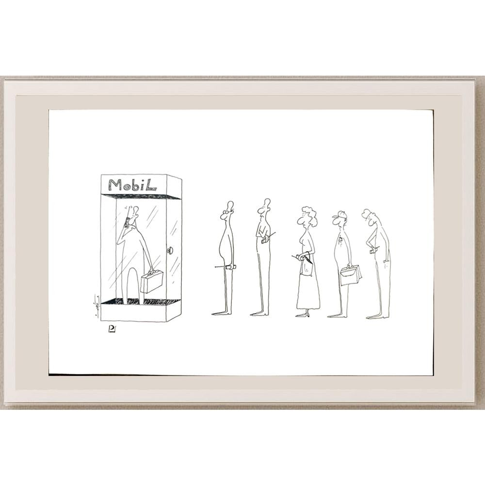 Pezhman Alipoor 29x21cm Orijinal Karikatür BOD03439