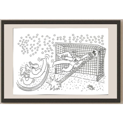 Juan Francisco Villarruel 29x21cm Orijinal Karikatür BOD03444