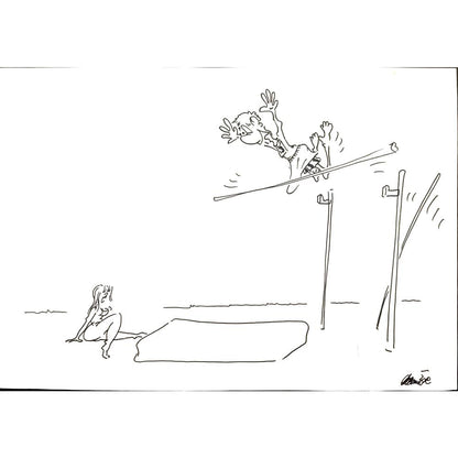 Branko Prehuzic 29x21cm Orijinal Karikatür BOD03445