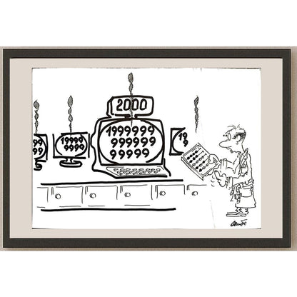Branko Prehuzic 29x21cm Orijinal Karikatür BOD03446