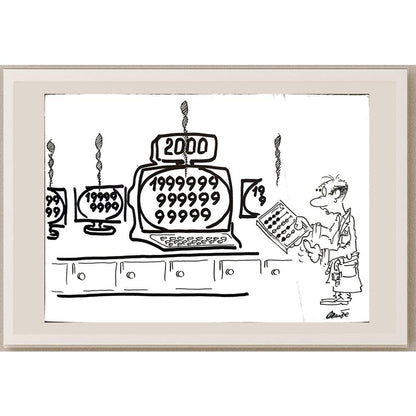 Branko Prehuzic 29x21cm Orijinal Karikatür BOD03446