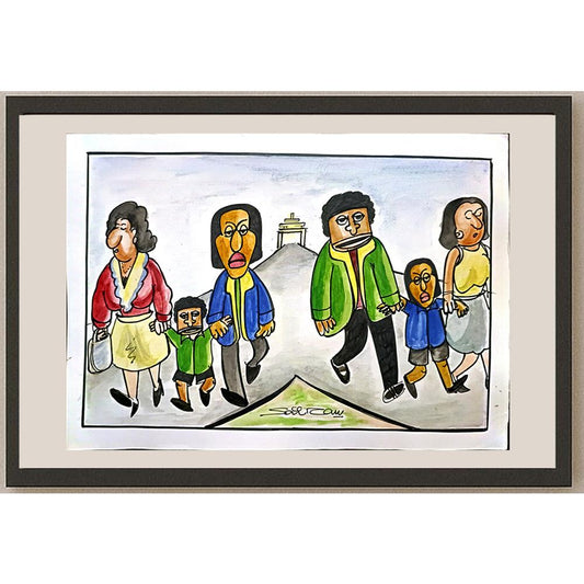 Sairam Akundi 29x21cm Orijinal Karikatür BOD03448