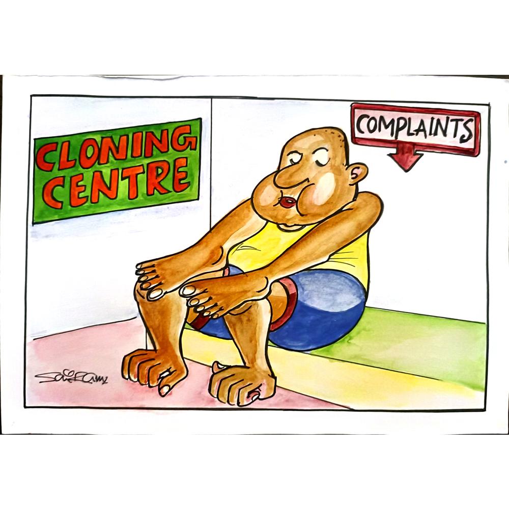 Sairam Akundi 29x21cm Orijinal Karikatür BOD03449