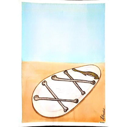 Predrag Abadic 25x18cm Orijinal Karikatür BOD03458