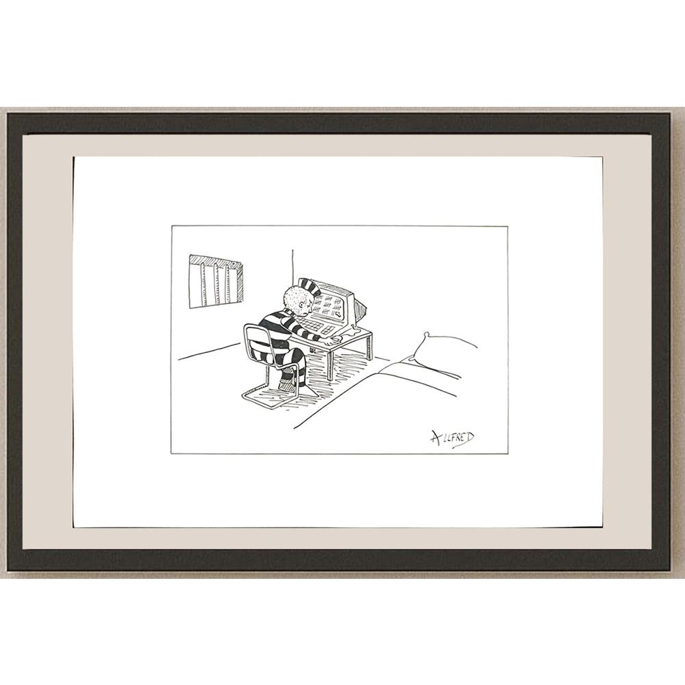 Dhoop Freddy 29x21cm Orijinal Karikatür BOD03460
