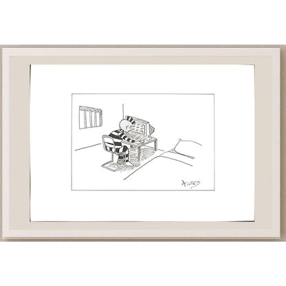Dhoop Freddy 29x21cm Orijinal Karikatür BOD03460