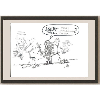 Kresimir Filipan 29x21cm Orijinal Karikatür BOD03467