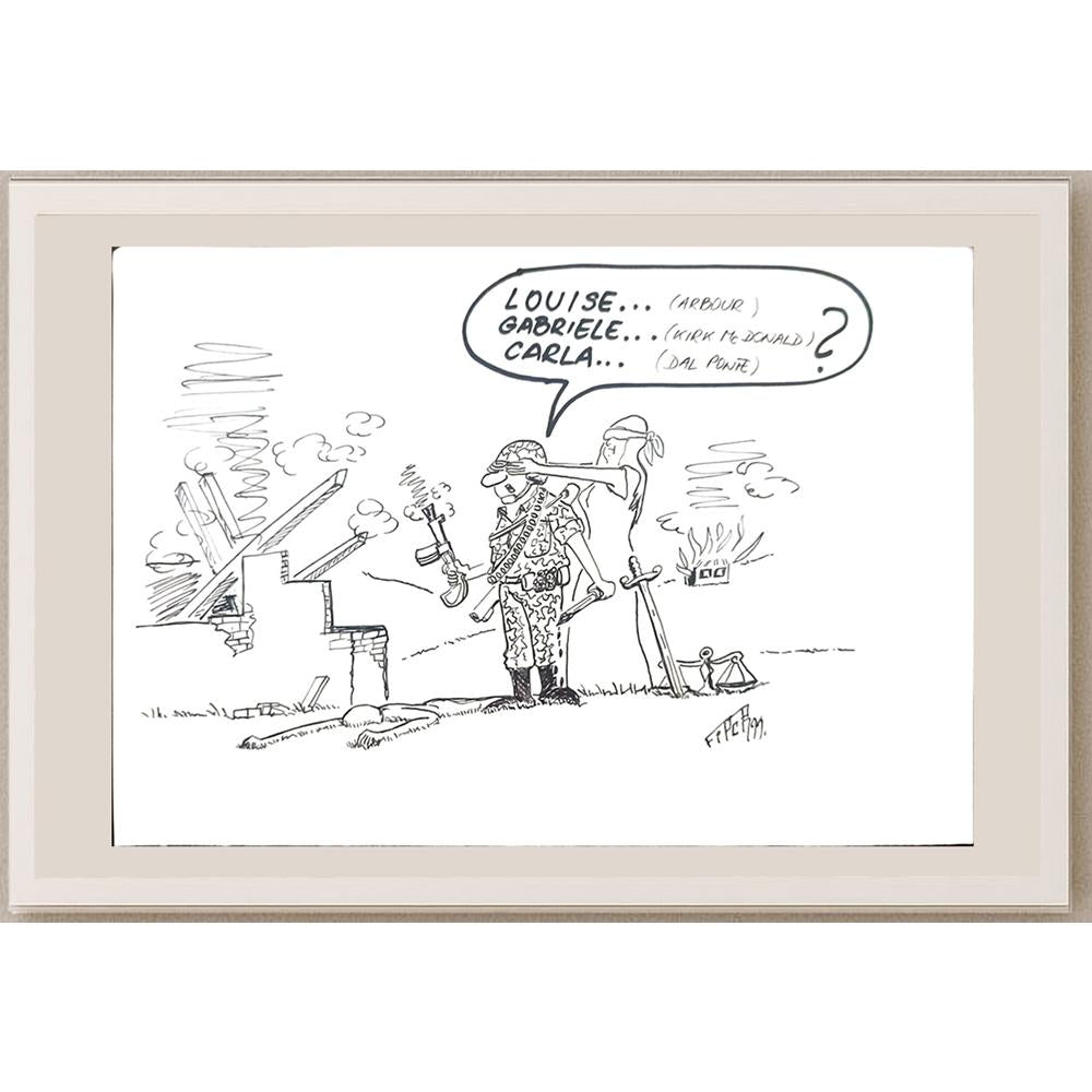 Kresimir Filipan 29x21cm Orijinal Karikatür BOD03467