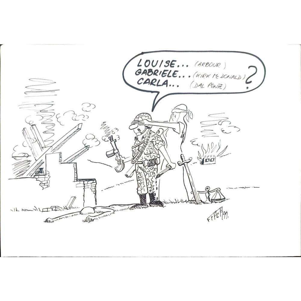 Kresimir Filipan 29x21cm Orijinal Karikatür BOD03467
