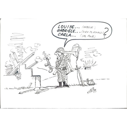 Kresimir Filipan 29x21cm Orijinal Karikatür BOD03467
