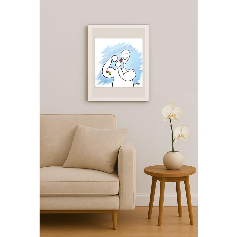 Jiang Lidong 29x21cm Orijinal Karikatür BOD03469