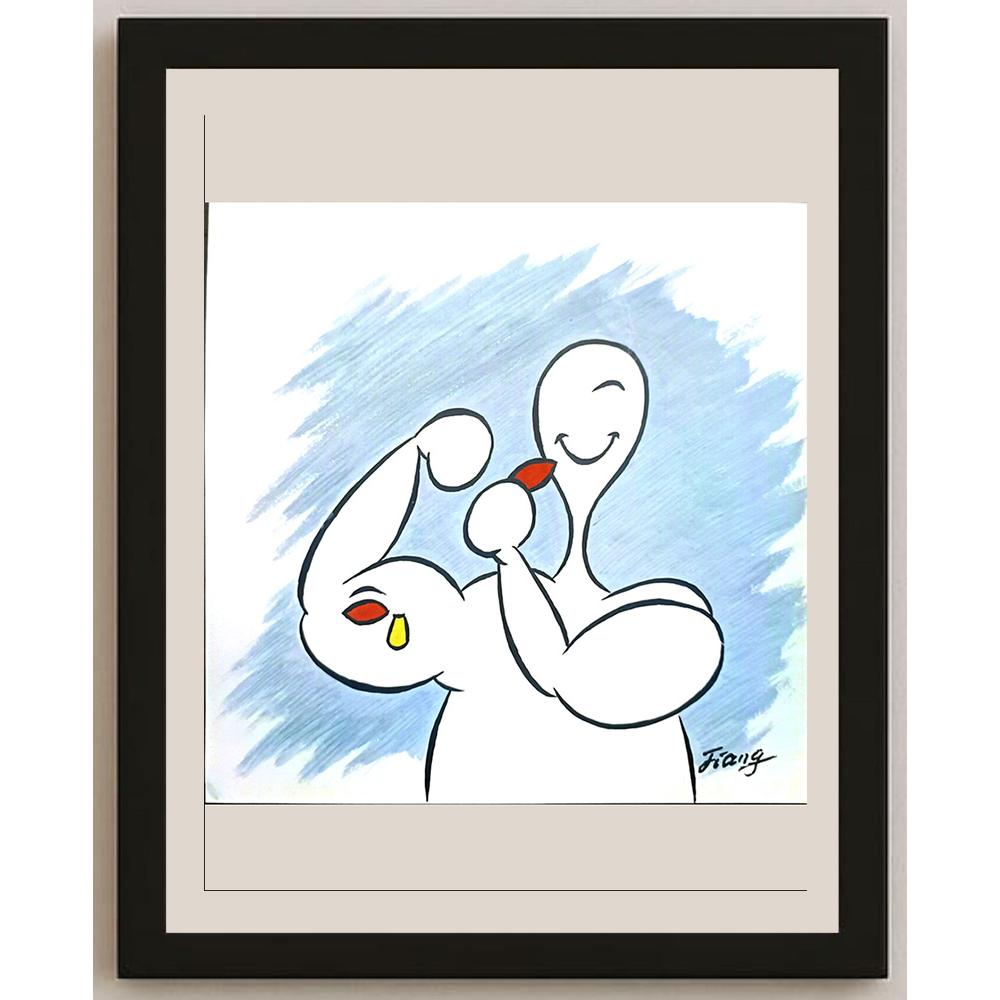 Jiang Lidong 29x21cm Orijinal Karikatür BOD03469