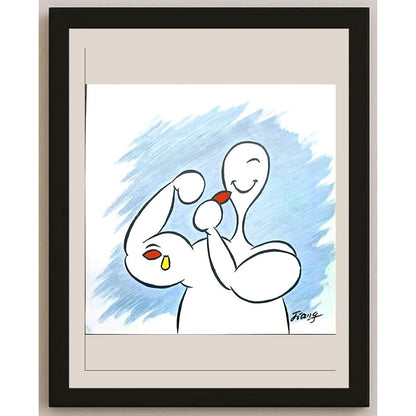 Jiang Lidong 29x21cm Orijinal Karikatür BOD03469