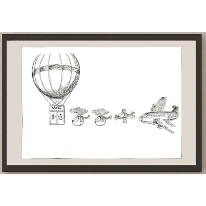 Sun Wanshuai 29x21cm Orijinal Karikatür BOD03472