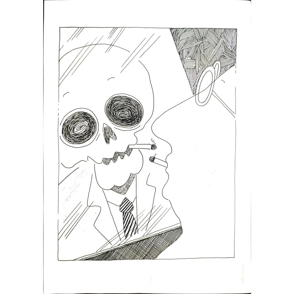 Sun Wanshuai 29x21cm Orijinal Karikatür BOD03474