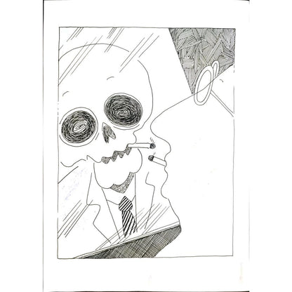 Sun Wanshuai 29x21cm Orijinal Karikatür BOD03474