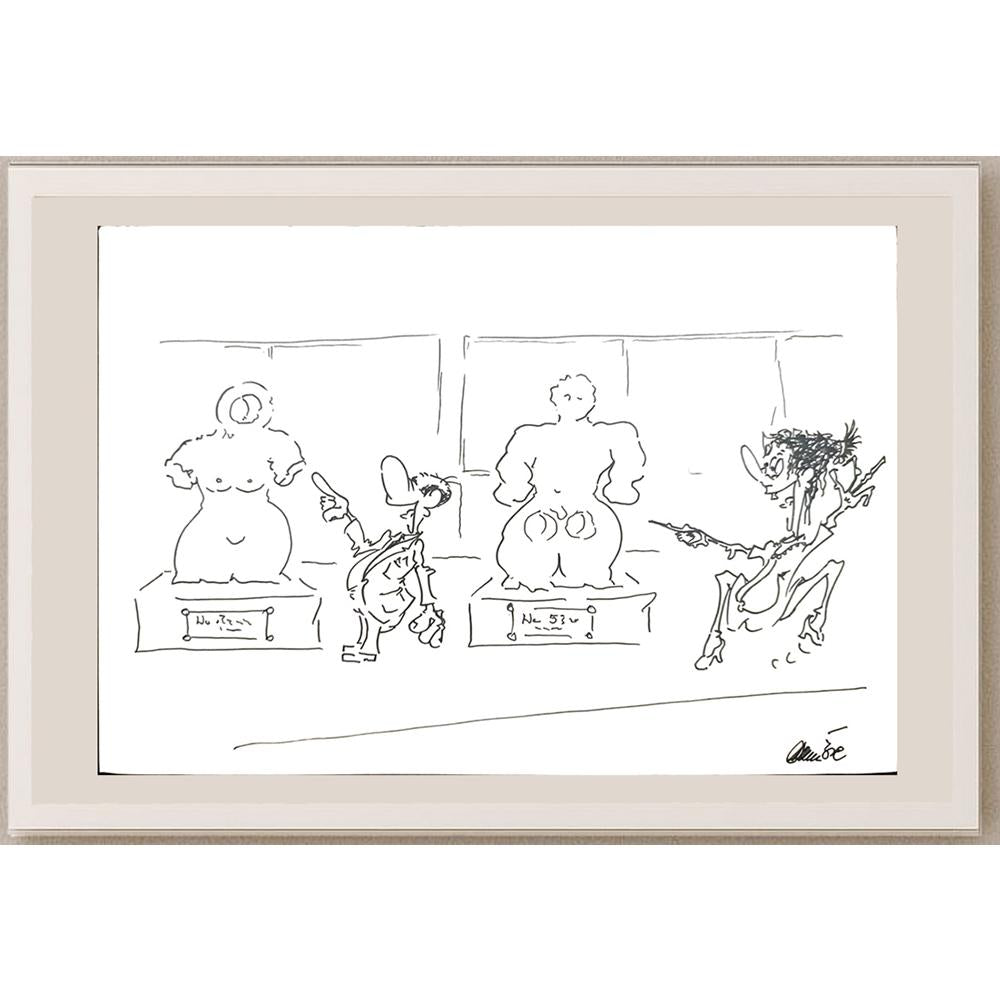 Branko Prehuzic 29x21cm Orijinal Karikatür BOD03477