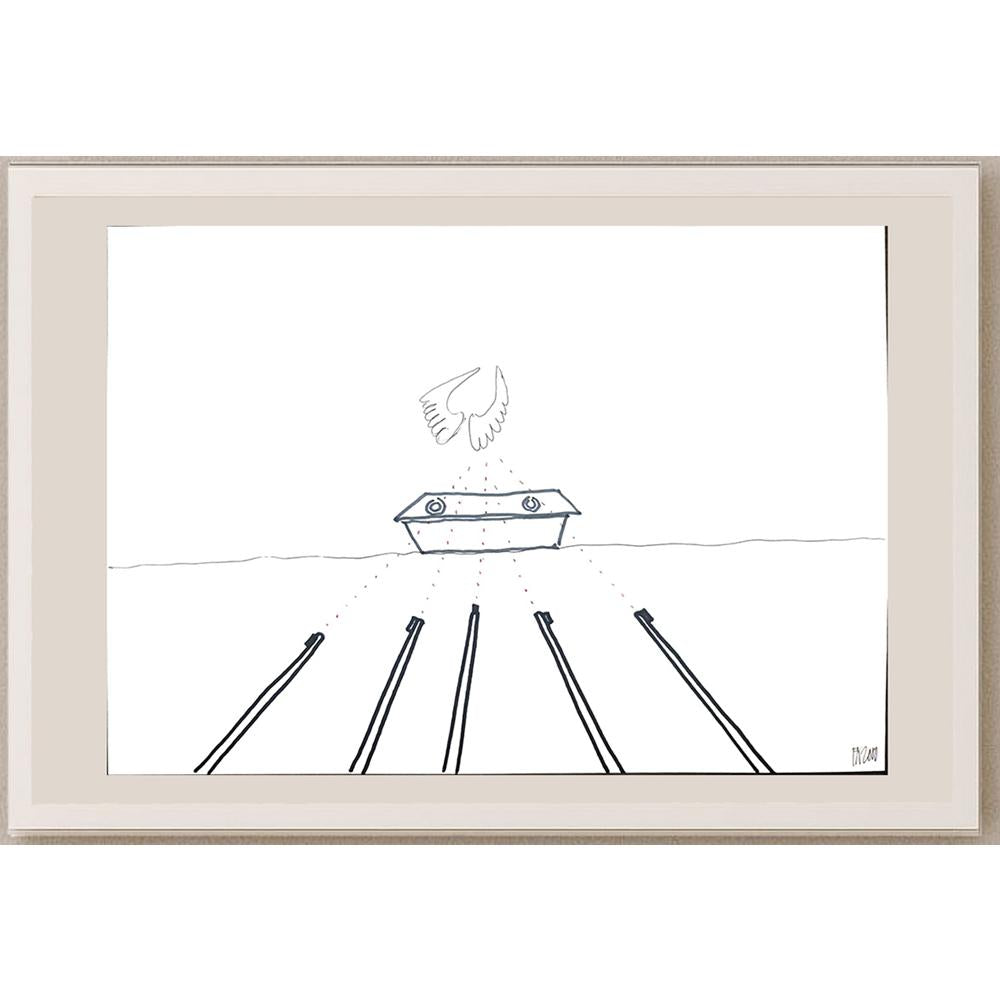 Fedor Kritovak 29x21cm Orijinal Karikatür BOD03482