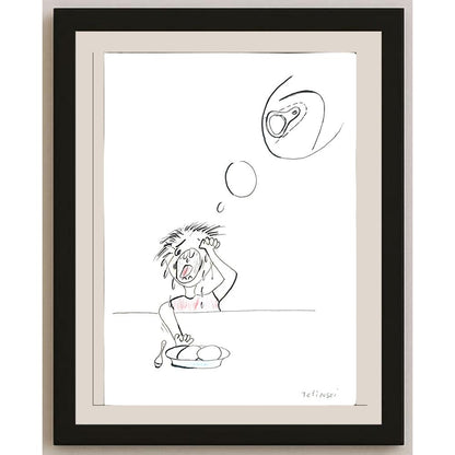 Michael Tetievski 29x21cm Orijinal Karikatür BOD03496