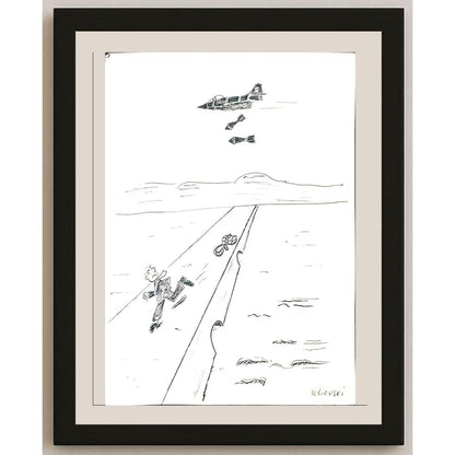 Michael Tetievski 29x21cm Orijinal Karikatür BOD03497