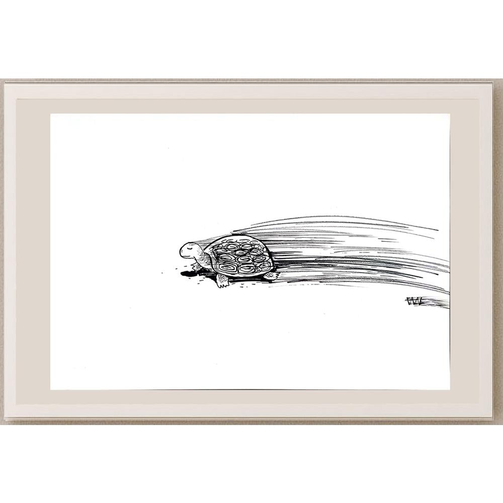Tan Oral 43x30cm Orijinal Karikatür BOD03499