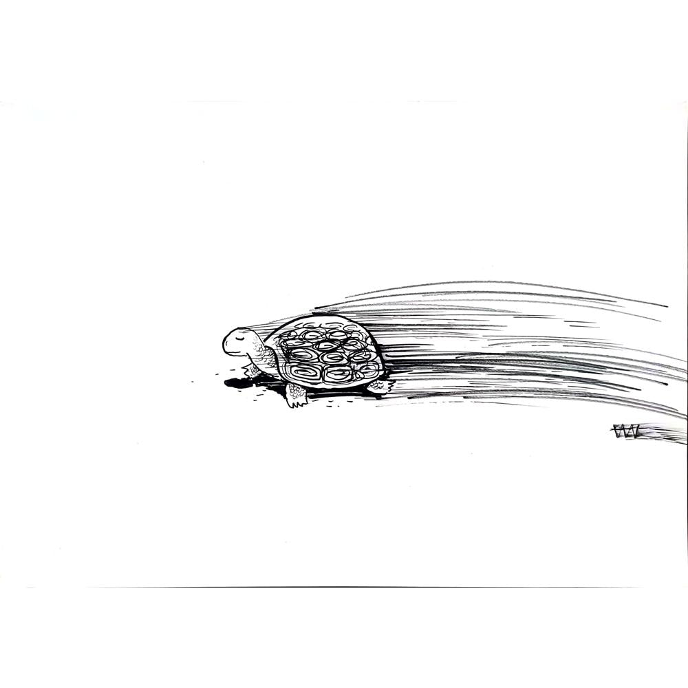 Tan Oral 43x30cm Orijinal Karikatür BOD03499