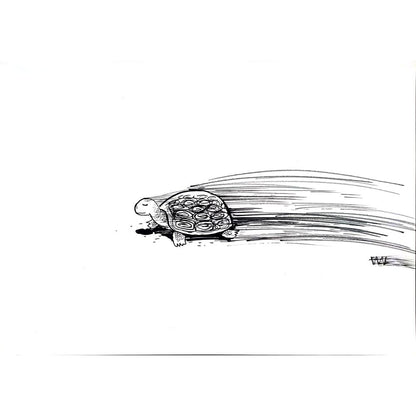 Tan Oral 43x30cm Orijinal Karikatür BOD03499
