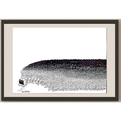 Semih Poroy 50x35cm Orijinal Karikatür BOD03503