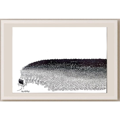 Semih Poroy 50x35cm Orijinal Karikatür BOD03503