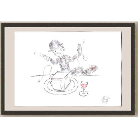 Harumi Imahase 50x35cm Orijinal Karikatür BOD03504