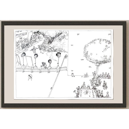 Eduardo Ferreria Grosso 50x35cm Orijinal Karikatür BOD03505