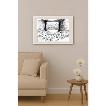 Çiğdem Renkligül 50x35cm Orijinal Karikatür BOD03506