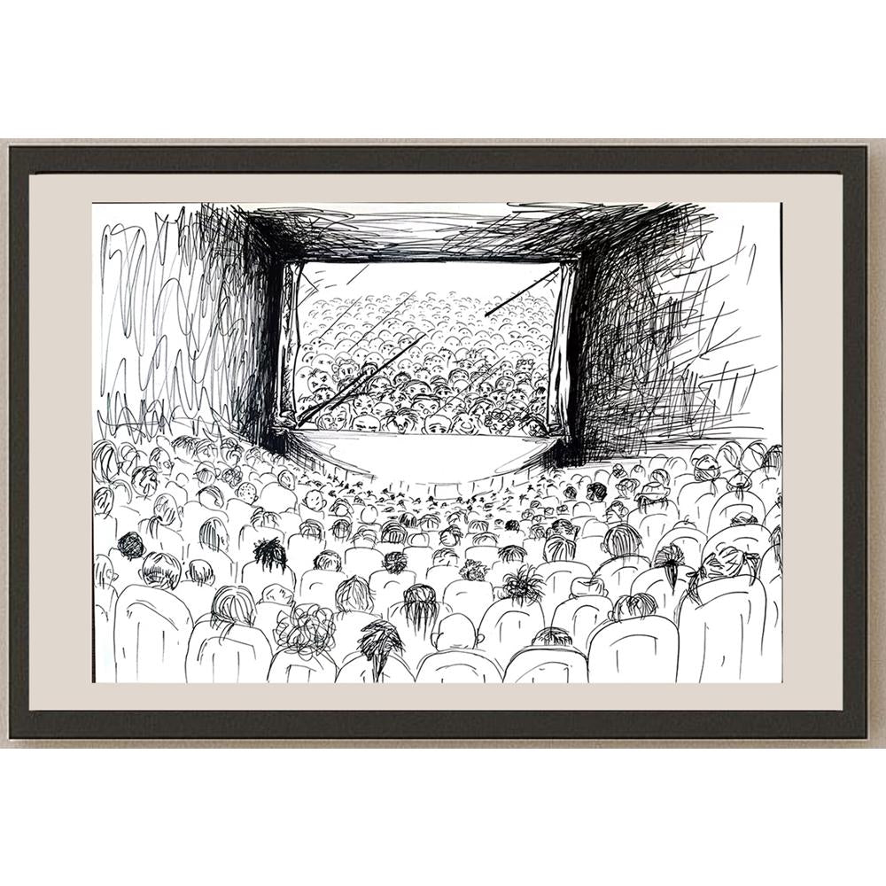 Çiğdem Renkligül 50x35cm Orijinal Karikatür BOD03506