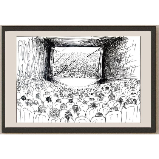 Çiğdem Renkligül 50x35cm Orijinal Karikatür BOD03506