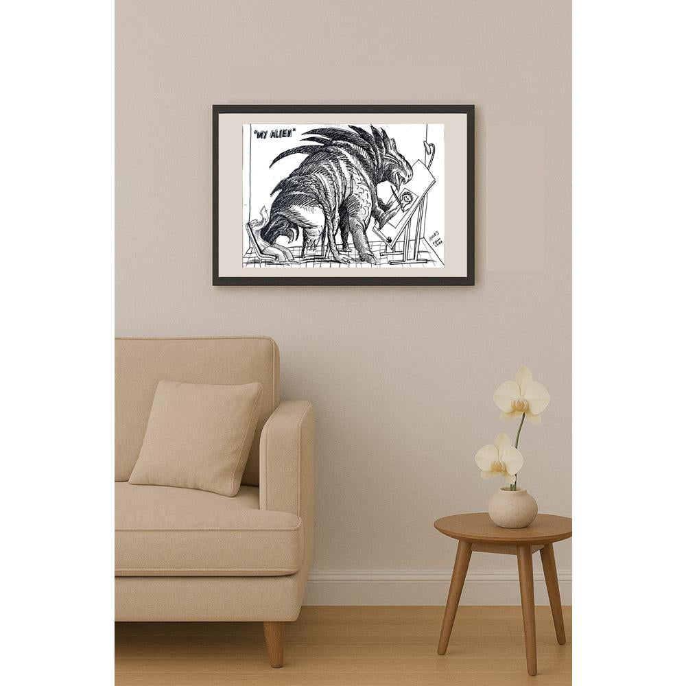 Ares 50x35cm Orijinal Karikatür BOD03513