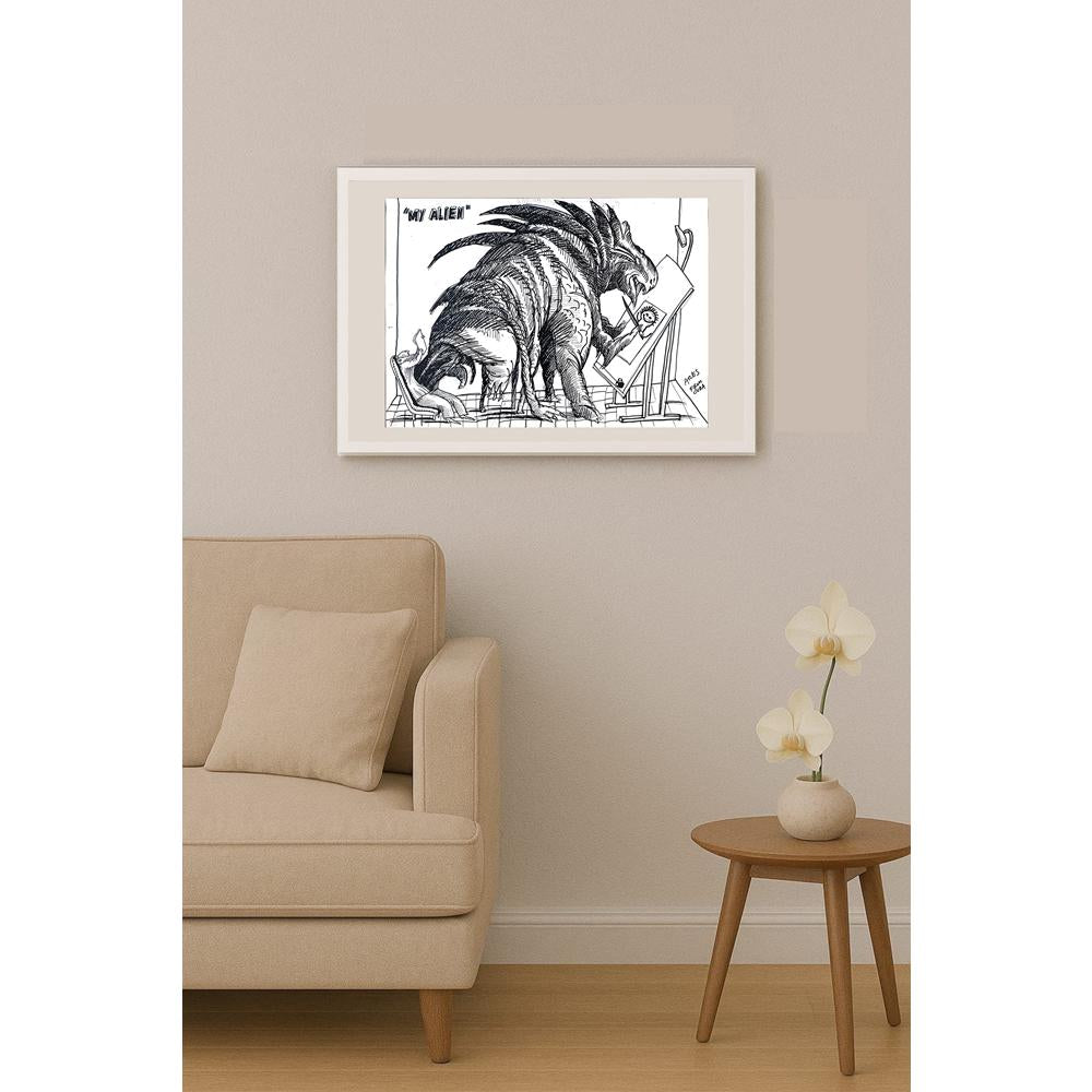 Ares 50x35cm Orijinal Karikatür BOD03513