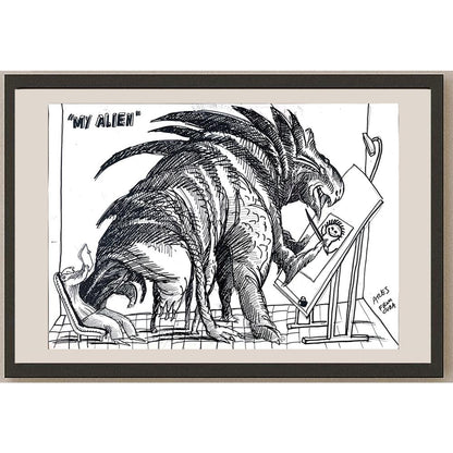 Ares 50x35cm Orijinal Karikatür BOD03513