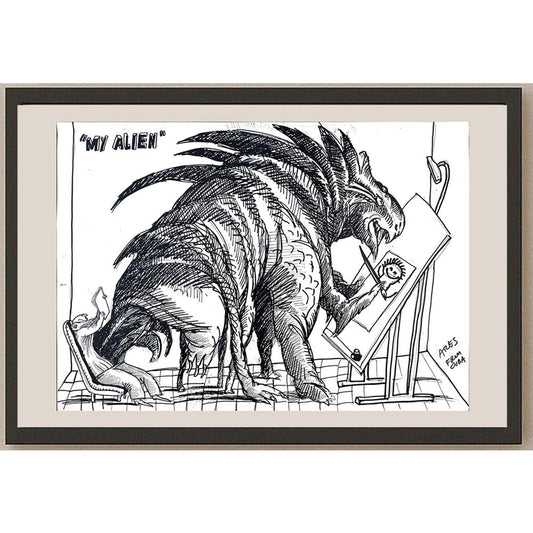 Ares 50x35cm Orijinal Karikatür BOD03513