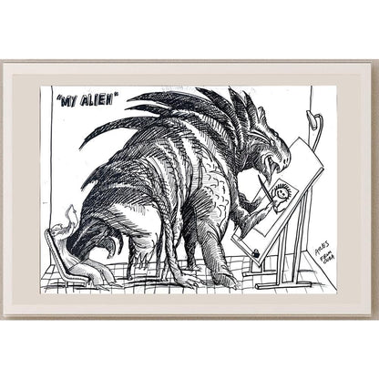 Ares 50x35cm Orijinal Karikatür BOD03513