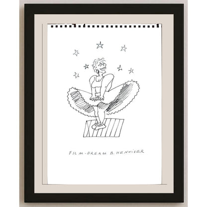 Henniger 29x21cm Orijinal Karikatür BOD03514